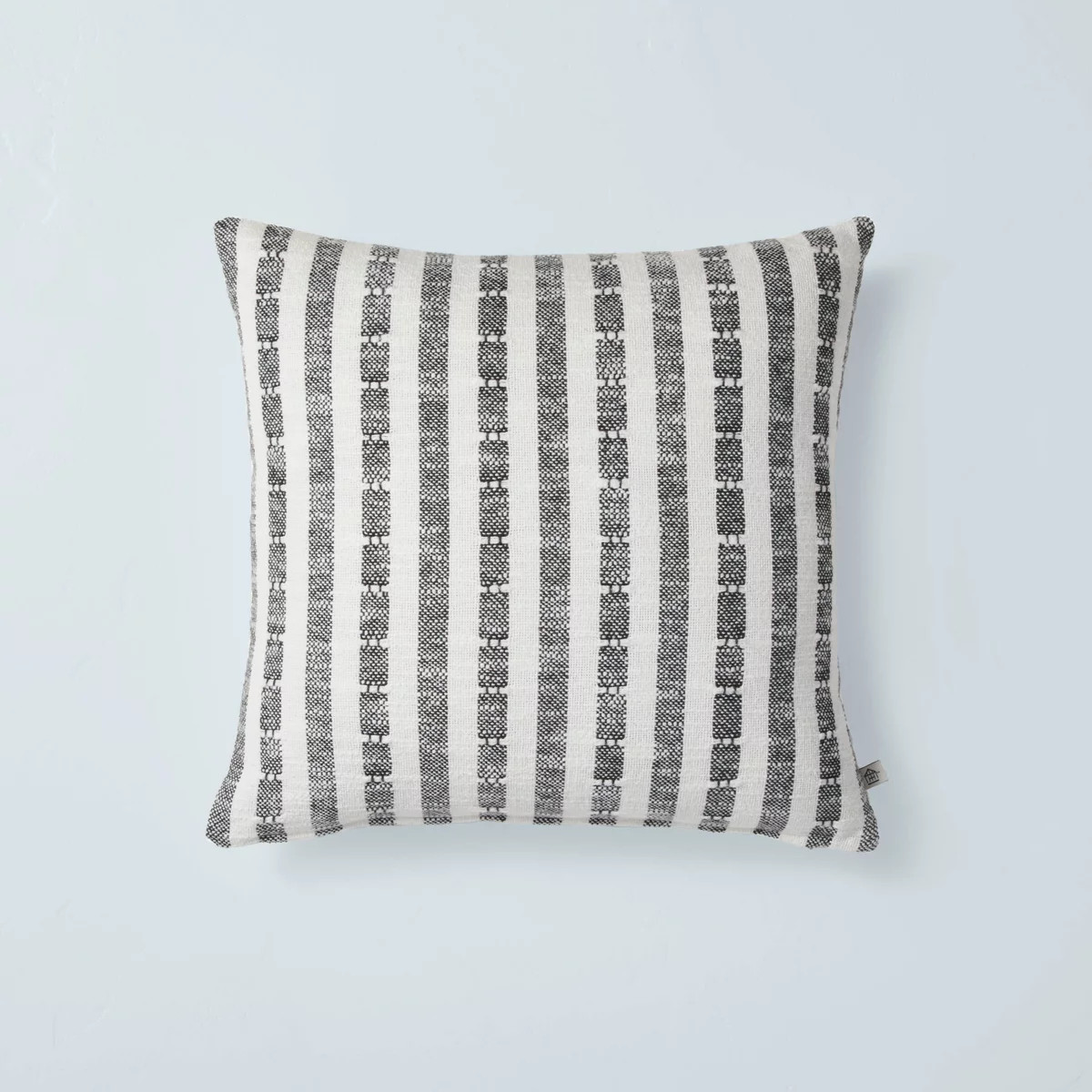 Vertical Texture Stripe Square Throw Pillow - Hearth & Hand™ with Magnolia | Target