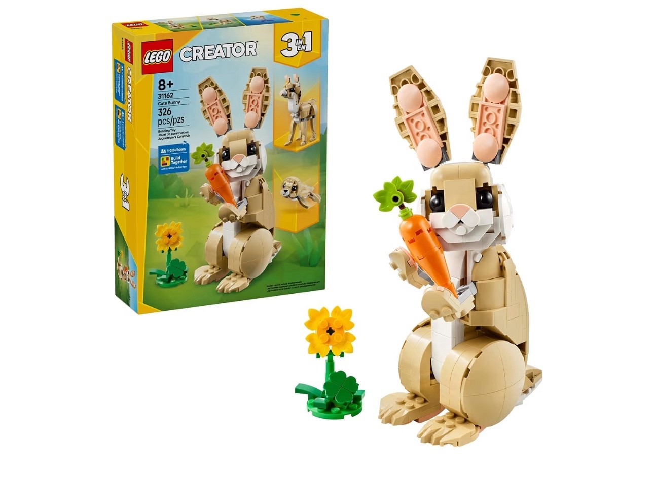 EASTER BASKET IDEA
LEGO 3 in 1 Bunny that will
be cute for boy or girl Easter baskets 
and it’s on Sale! 