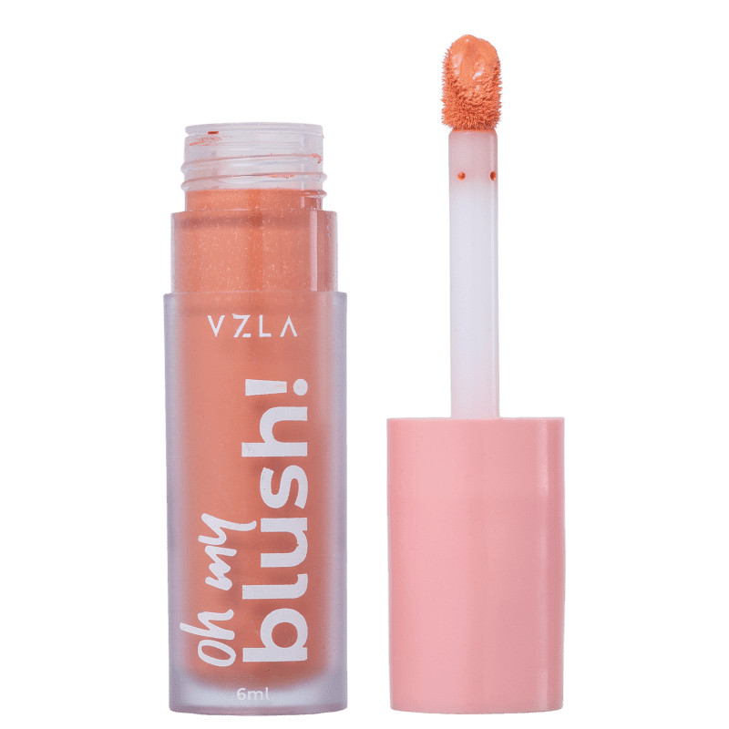 Vizzela Cosméticos Oh My Blush! Cor 02 Peach Glow
        
            
                 - Blush... | Beleza Na Web (BR)