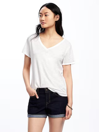 EveryWear Slub-Knit Tee for Women | Old Navy US