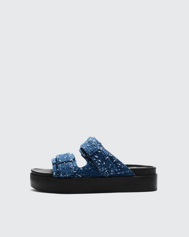 Geo Platform Slide - Denim | rag & bone
