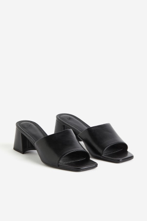 Heeled sandals - Black - Ladies | H&M GB | H&M (UK, MY, IN, SG, PH, TW, HK)