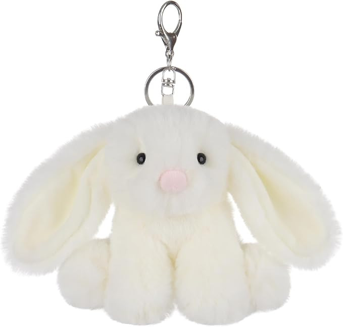 Apricot Lamb Cute Toys Plush Cream Bunny Rabbit Stuffed Animal Soft Keychain for Kids Bag, Purse,... | Amazon (US)
