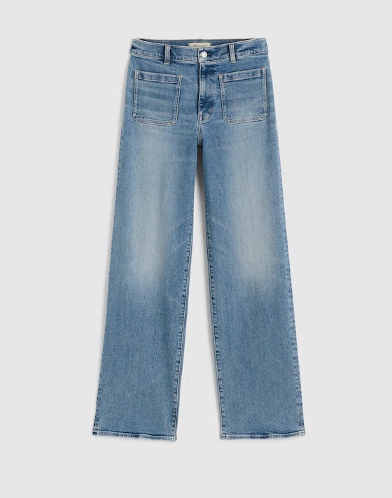 The Emmett Wide-Leg Full Length Jean: Patch Pocket Edition | Madewell