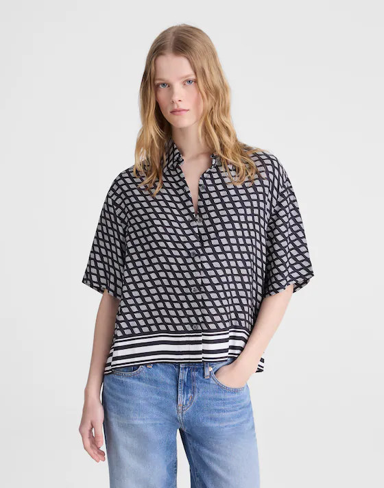 Patch-Pocket Boxy Shirt | Madewell