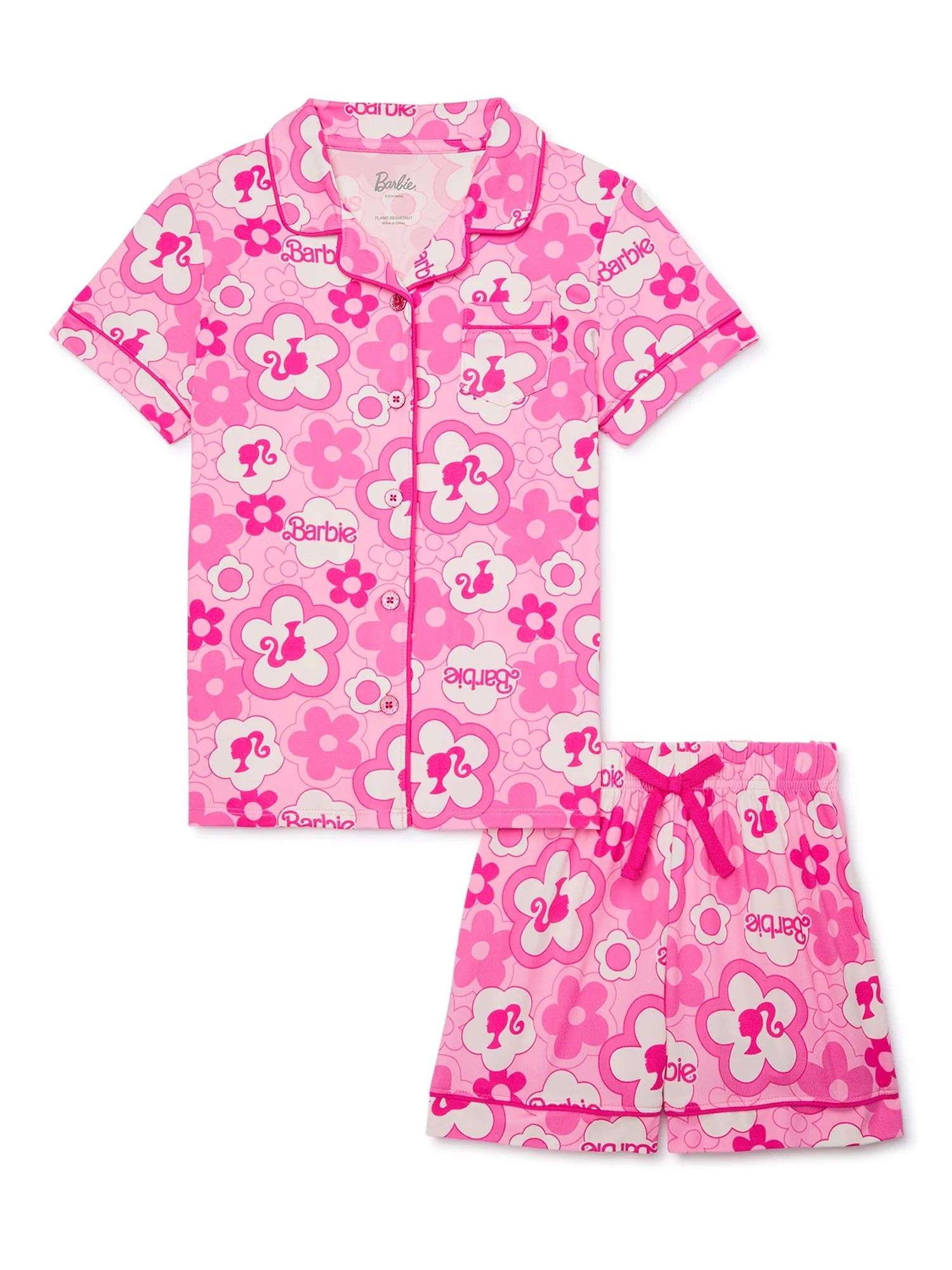 Toddler Girl Character Super Soft Pajama Coat Set, Sizes 2T-5T | Walmart (US)