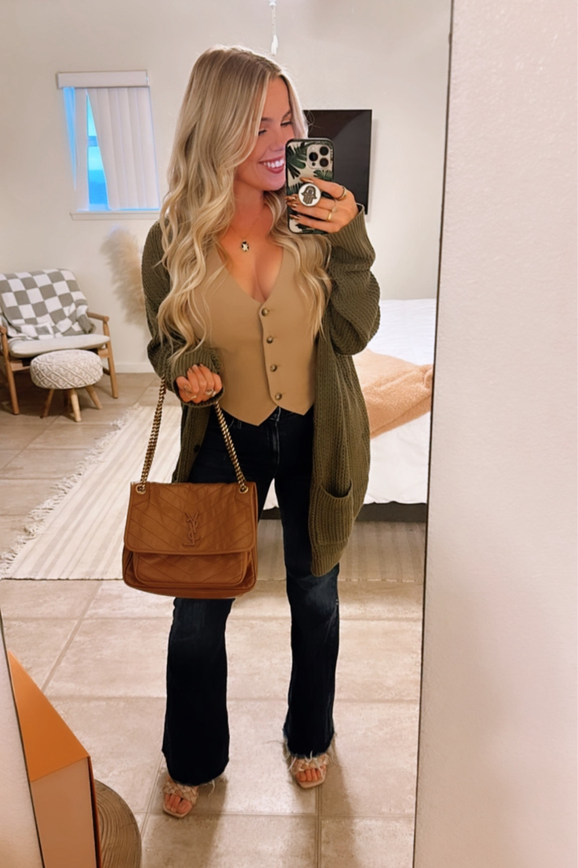This neutral fit is great for winter and fall! 

My vest is on major sale, and so is the cardigan option I found you. I’ve had my cardigan for at least 10 years 😂

#LTKsalealert #LTKSeasonal #LTKHoliday