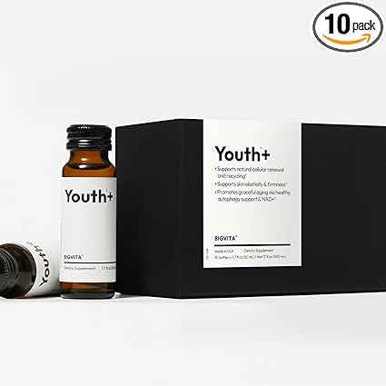 BIGVITA Youth+ | NAD+ Shots for Anti-Aging, Energy, Skin & Hair Health, Cognitive Support | Ready... | Amazon (US)