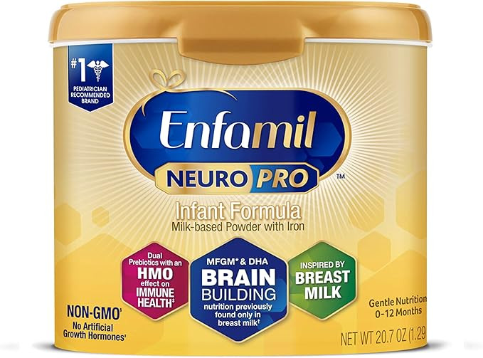 Enfamil NeuroPro Baby Formula Milk Powder Reusable Tub, 20.7 oz -Brain Building Nutrition Inspire... | Amazon (US)