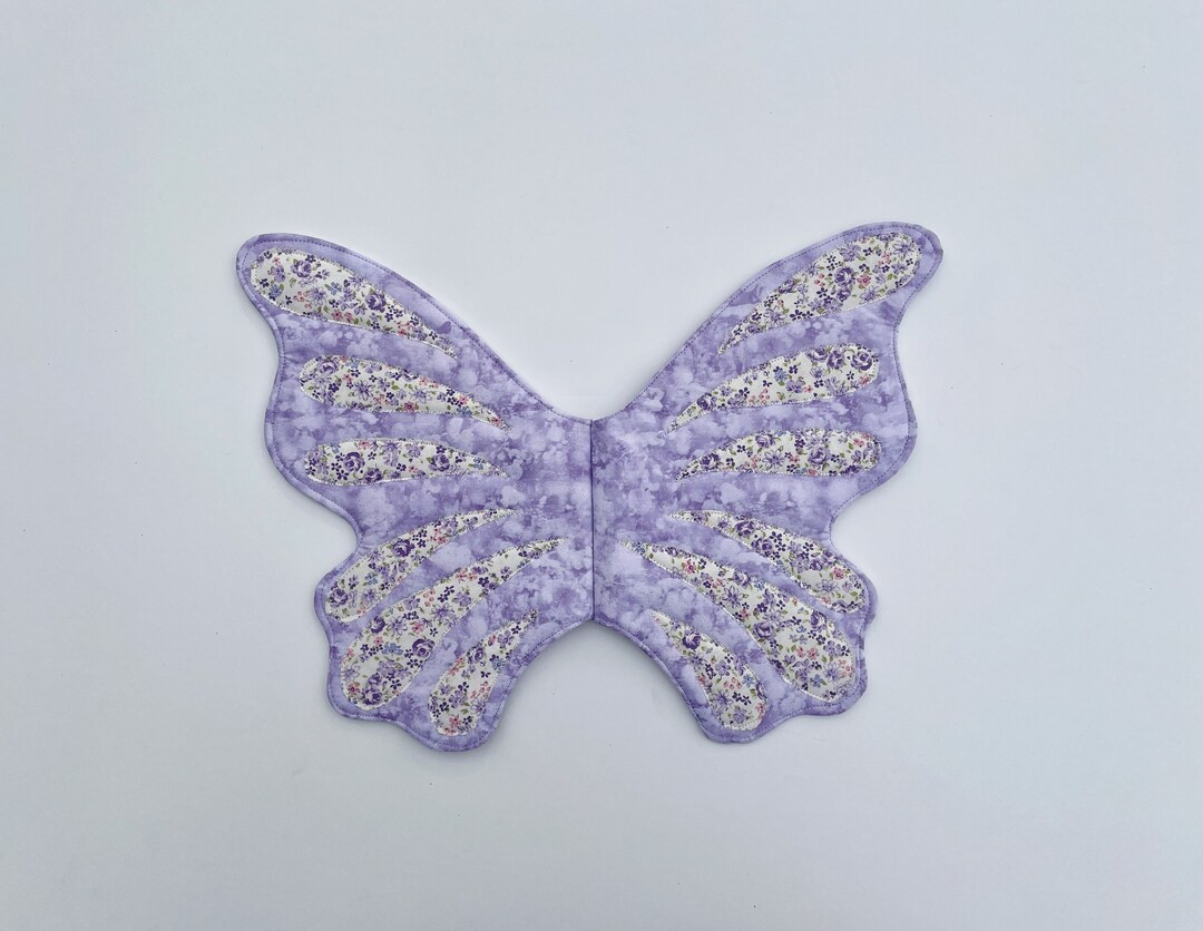Ready to Ship  Purple Glitter With Floral Applique Butterfly - Etsy | Etsy (US)