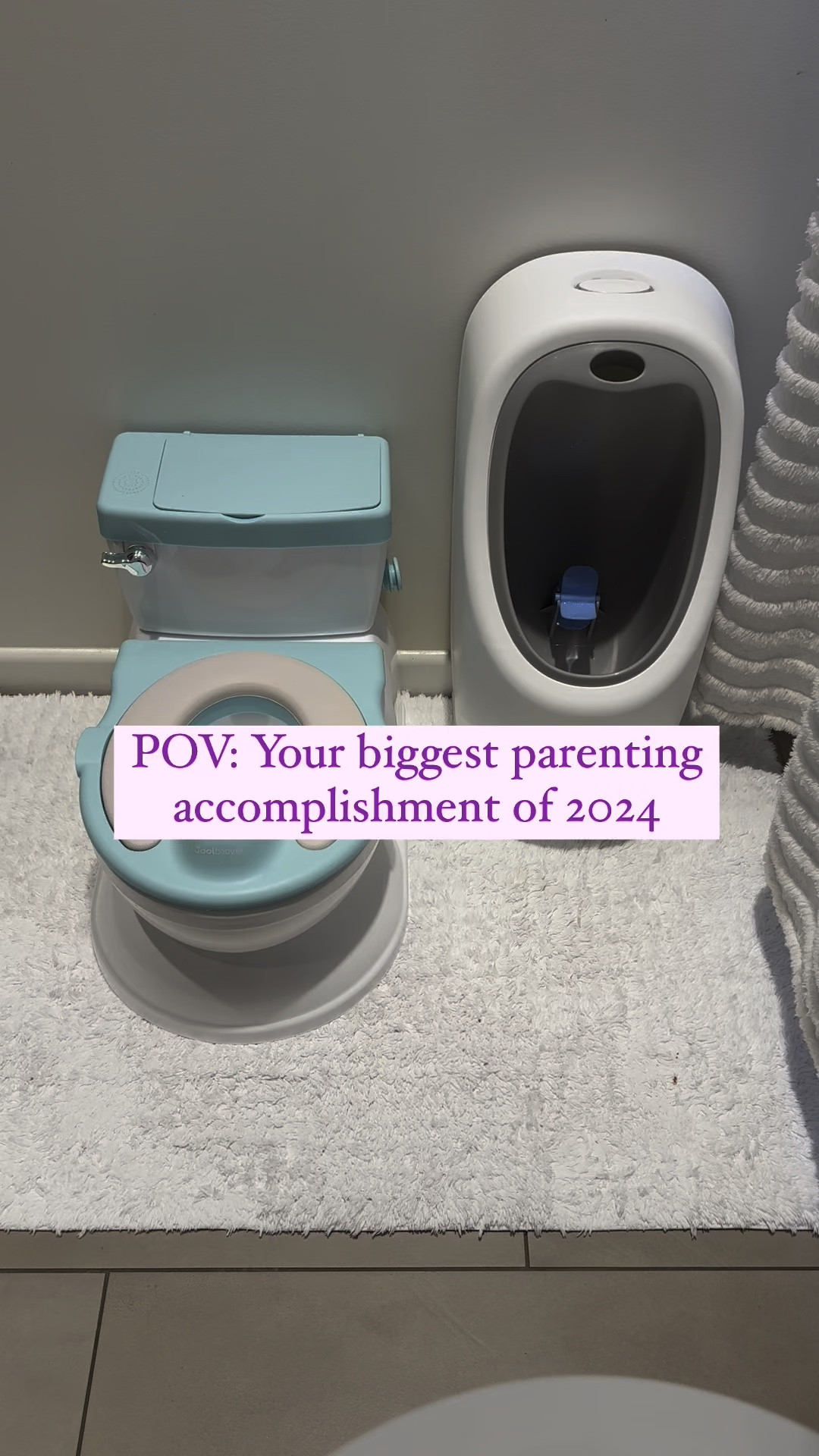 Shout out to the parents who potty trained their toddler in 2024 🍾🎉

#LTKHoliday #LTKKids #LTKFamily