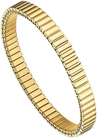 18K Gold Plated Bracelets for Women Expansion Gold Bracelet,Dainty Gold Jewelry,Fashion Accessori... | Amazon (US)