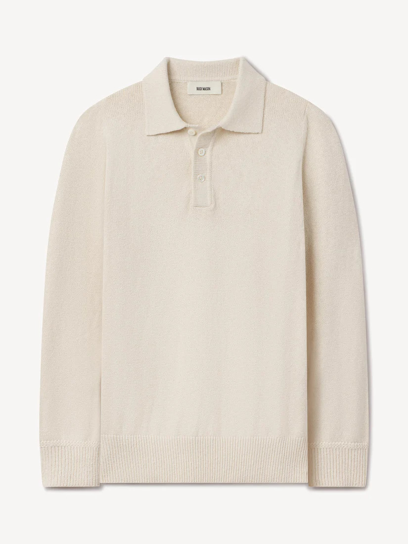 Sand Dollar Seafarer Cotton Rugby Polo - Buck Mason- Modern American Classics | Buck Mason