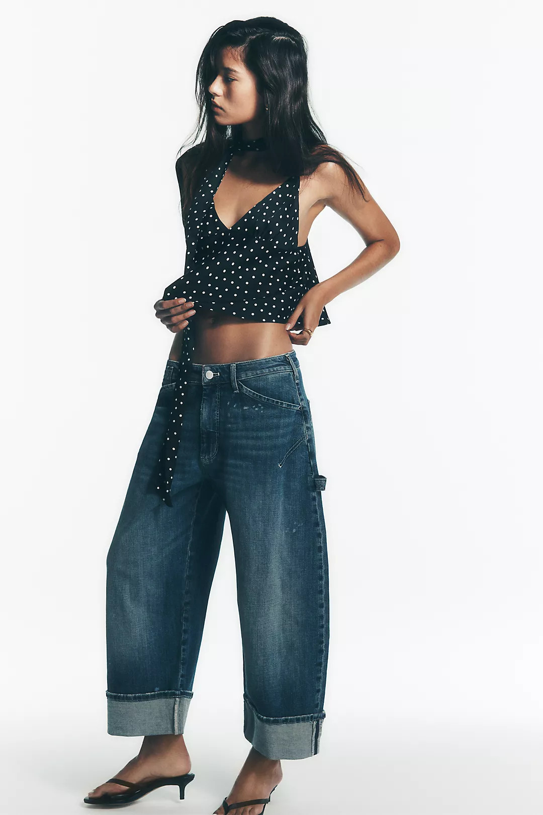 Kayden High Rise Carpenter Barrel  Jeans by Pilcro | Anthropologie (US)