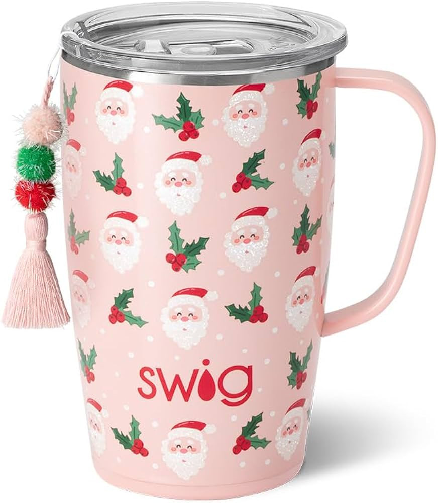 Swig Life 18oz Travel Mug, Insulated Tumbler with Handle and Lid, Travel Coffee Mug, Cup Holder F... | Amazon (US)