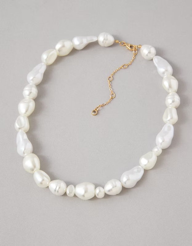 AEO Chunky Pearl Necklace | Aerie