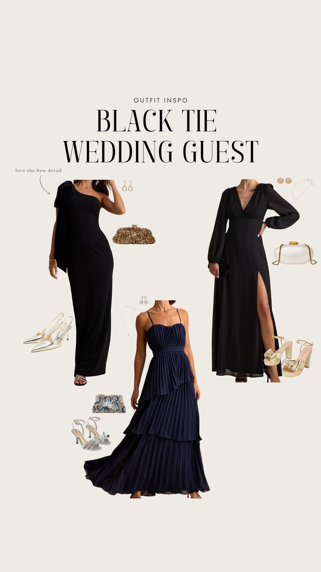 Black tie wedding guest dresses for fall and winter ✨

#LTKParties #LTKWedding #LTKStyleTip