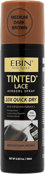 EBIN NEW YORK Tinted Lace Spray - 10X Quick Dry, Water Resistant, No Residue, Even Application, S... | Amazon (US)