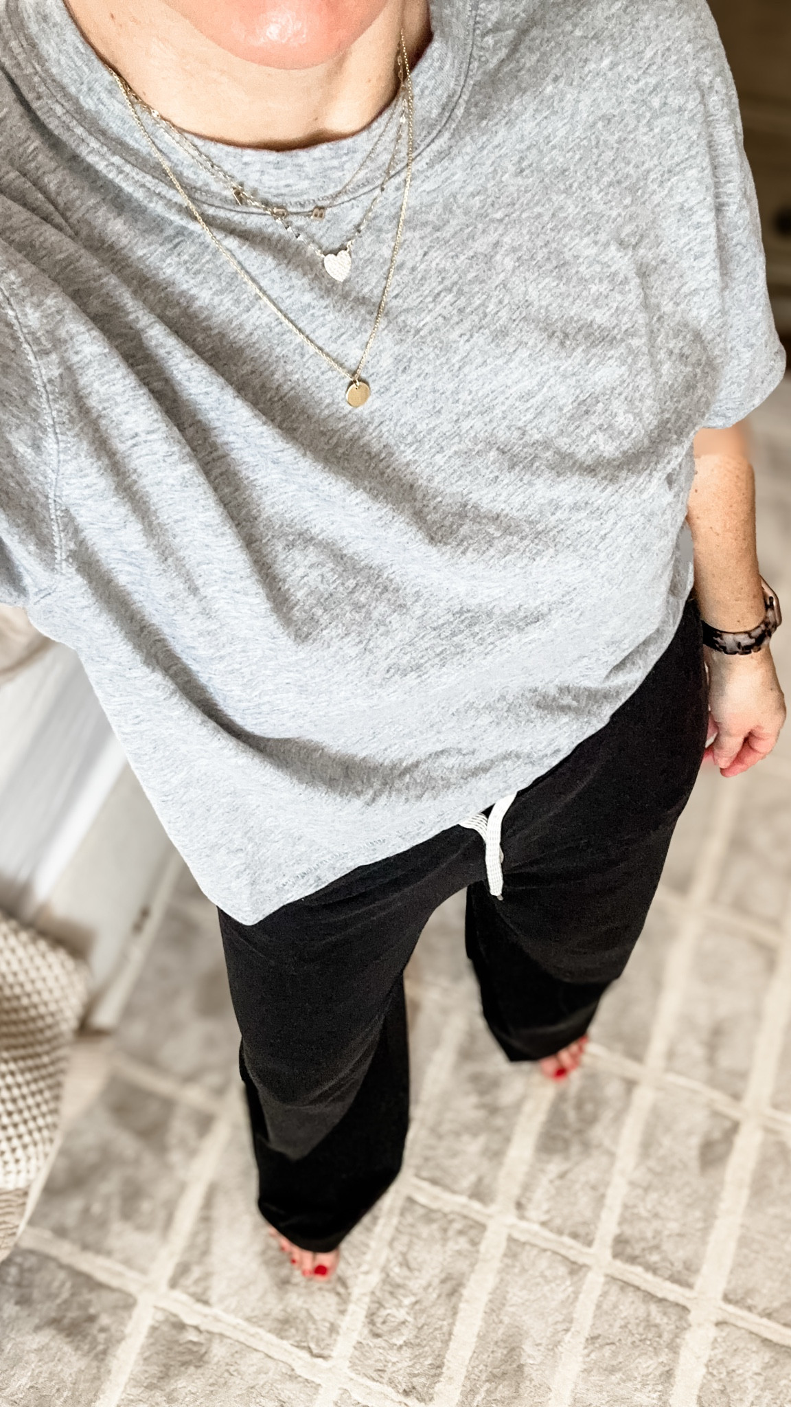 Comfy lounge fit. Medium top and bottoms. Feels like BUTTTAAAAA. pants are worth every penny. Wash beautifully. Don’t shrink and I bought in another color. Best on the market. Some come close. Never replicate  

#LTKOver40 #LTKootd #LTKdayinmylife