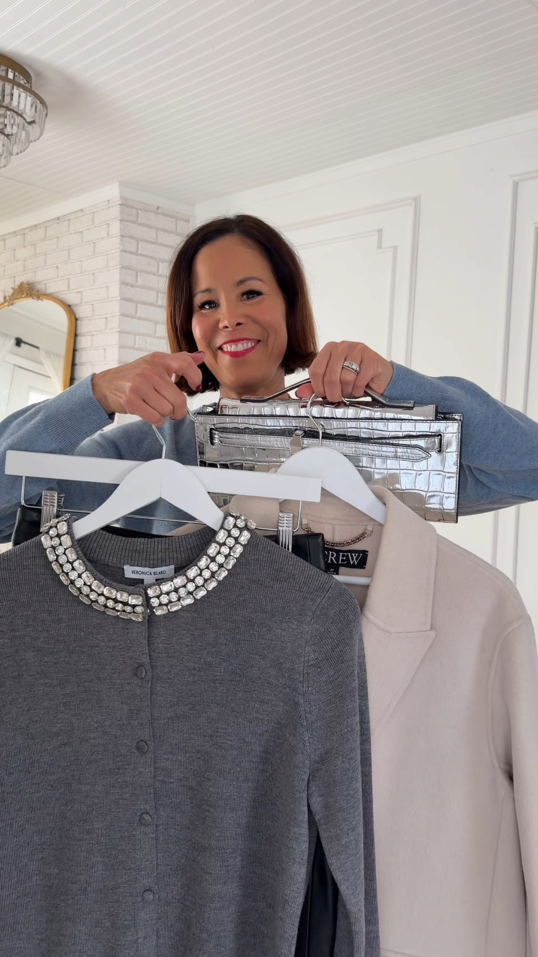 Parisian inspired winter look 
Holiday and Thanksgiving outfit
Veronica Beard cardigan- wearing small
Frame Denim- runs TTS 
J. Crew Coat- size down one 
Veronica Beard clutch 


#LTKHoliday #LTKOver40 #LTKSeasonal