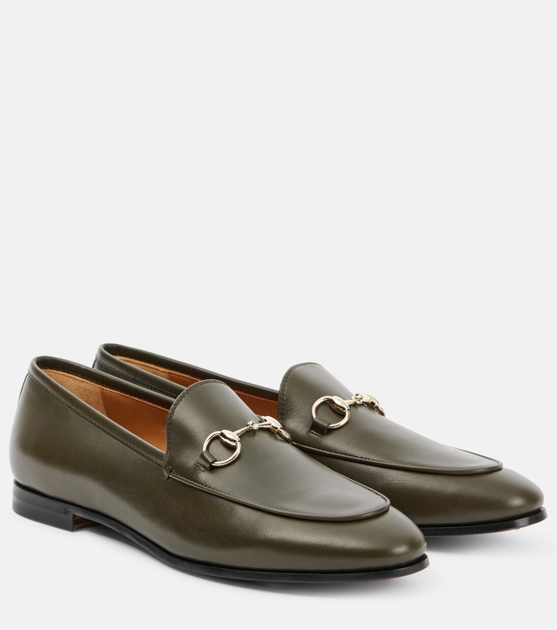 Loafers Gucci Jordaan Horsebit aus Leder | Mytheresa (DACH)