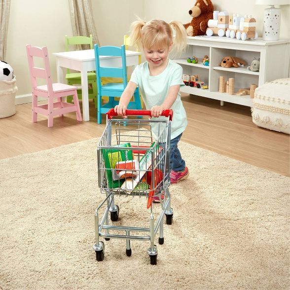 Melissa & Doug Toy Shopping Cart With Sturdy Metal Frame | Target