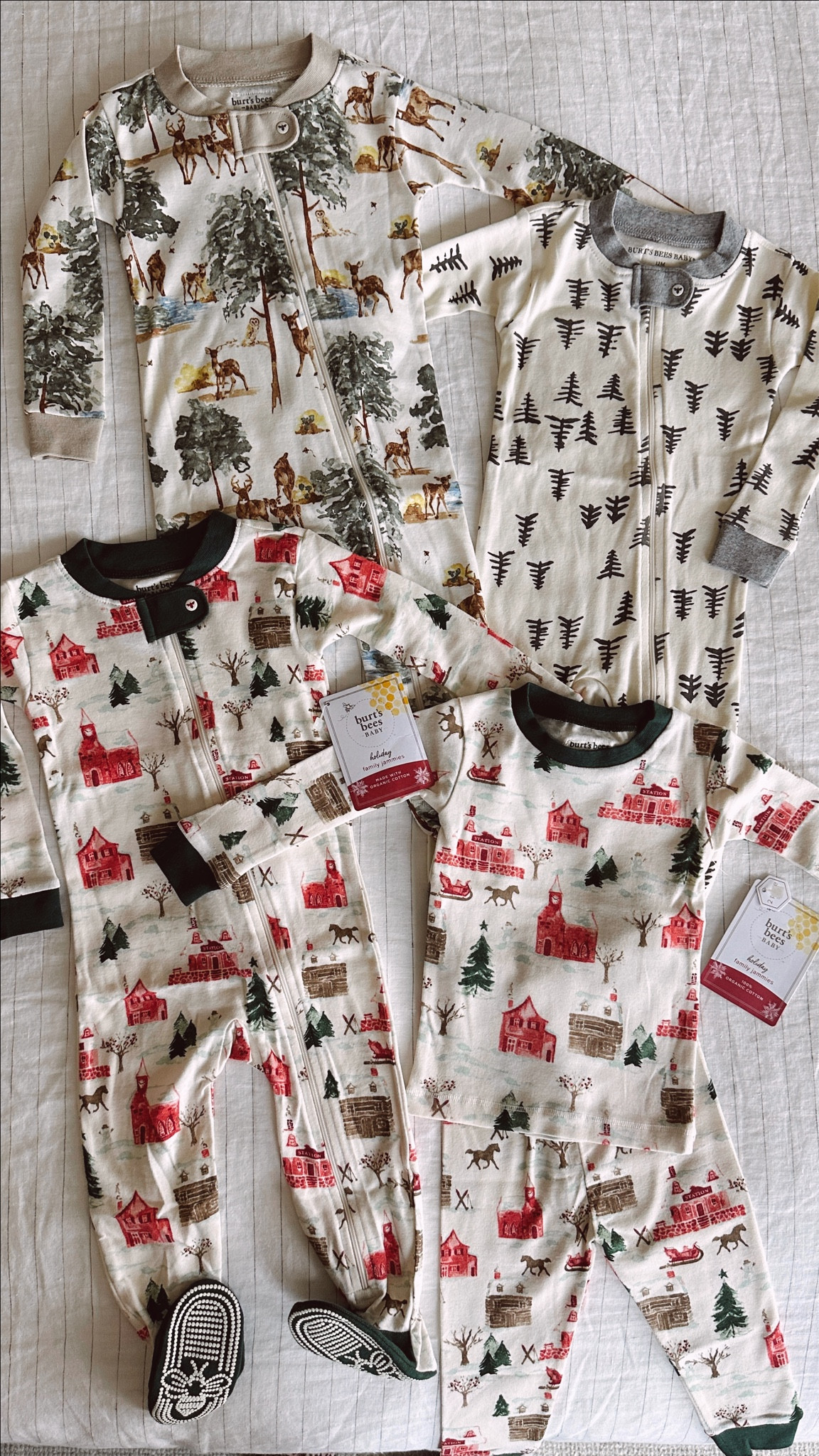 Snagged our holiday pajamas early!! So excited for Rowen to wear these this winter. We’re big fans of the Burt’s Bees pjs.

#LTKSeasonal #LTKkids #LTKbaby