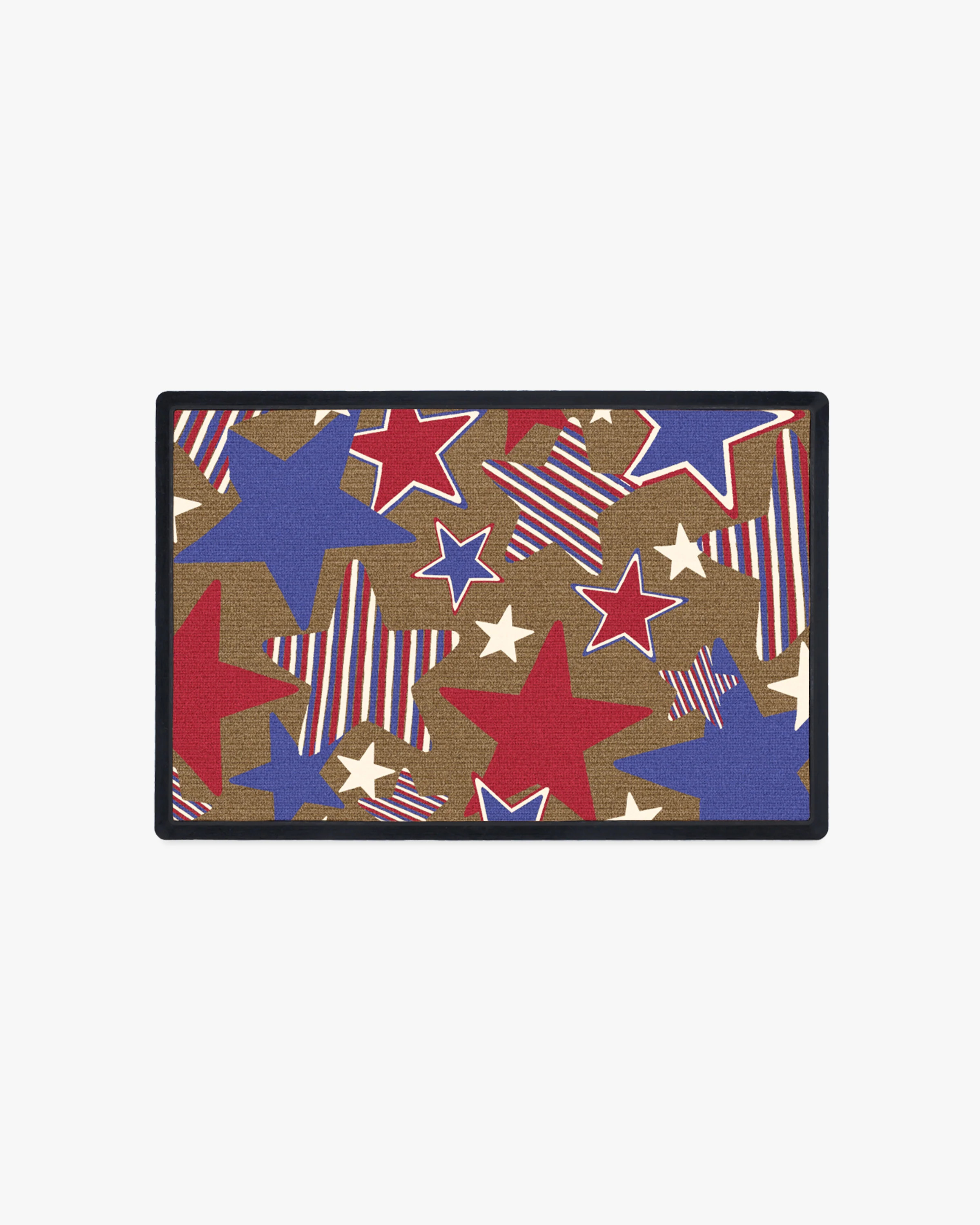 Patriotic Stars Multicolor Doormat | Ruggable