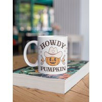 Howdy Pumpkin, Cowboy Gifts, Cowgirl Country Rancher, Mugs, Halloween Fall Cups, Mug | Etsy (US)