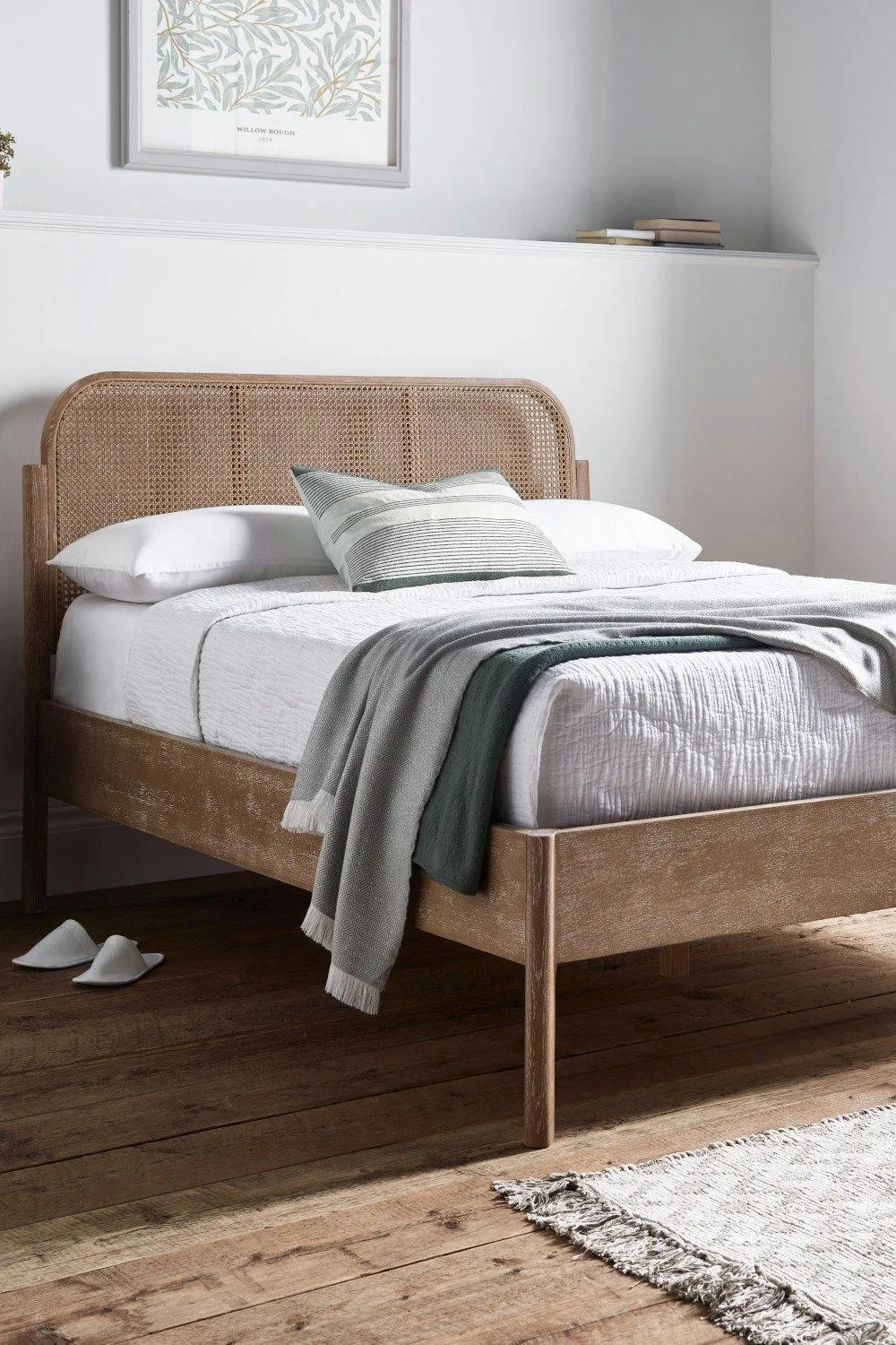 Beds | Colmar Rattan LFE Wooden - Bed Frame | Time4sleep | Debenhams UK