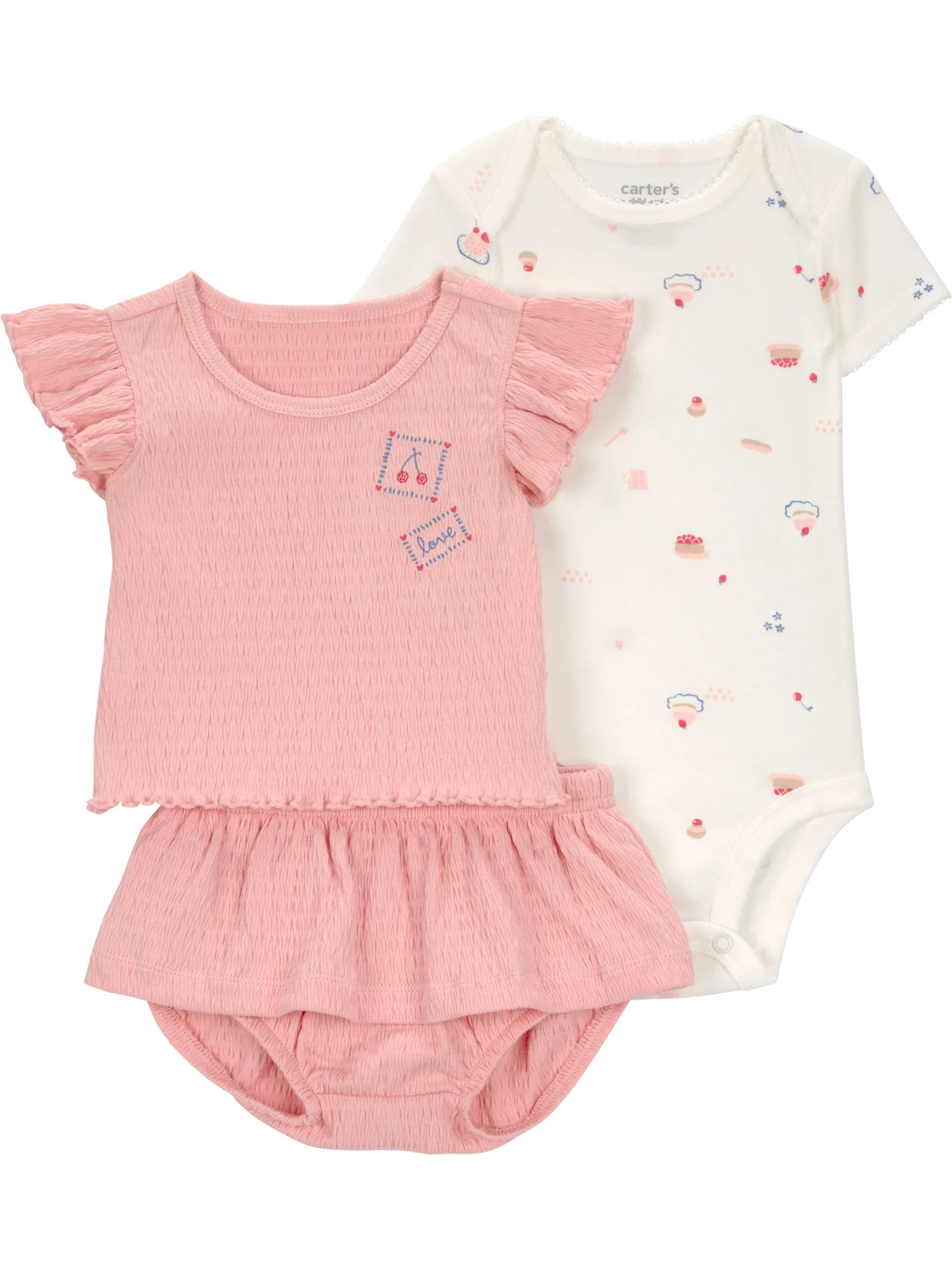 Carter's Child of Mine Baby Outfit Sets, 3-Piece, Sizes 0/3-24 Months | Walmart (US)
