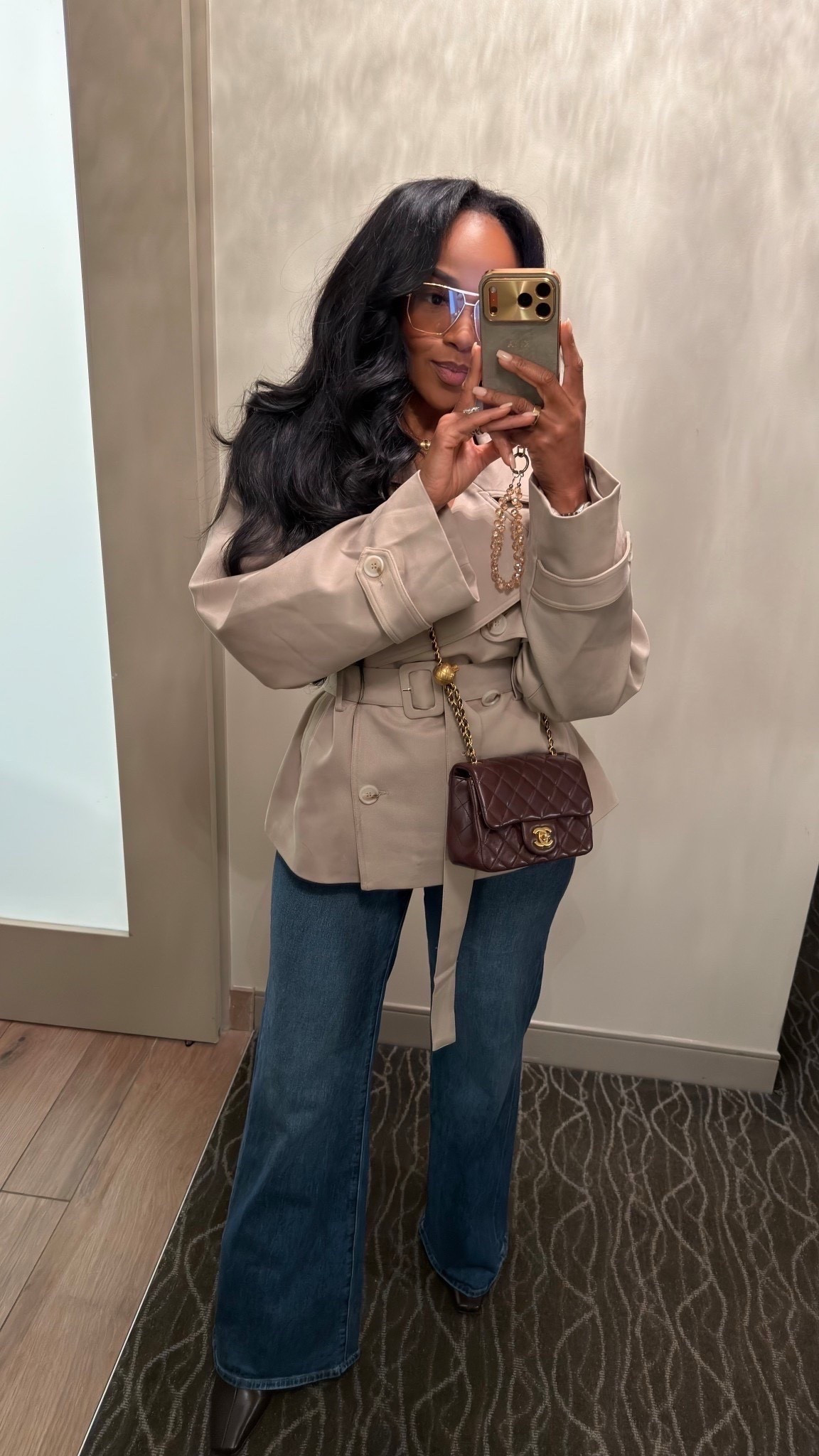 Wine country, but make it chic 🍷  
This layered neutral look is effortless, polished, and perfect for Napa Valley days that turn into cozy evenings. The belted jacket defines the waist while relaxed denim keeps it comfortable for tastings, strolling vineyards, and dinner reservations.

Perfect for wine tastings, travel days, brunch dates, and casual dinners.

📏 Sizing:  
Wearing size Small in the jacket  
Jeans: 27 Long  
Boots true to size

This is one of those outfits that styles multiple ways, so the cost per wear keeps dropping with every trip and season—an easy long-term shopping strategy.

Neutral layered outfit, Napa Valley outfit, wine tasting outfit, belted jacket look, casual chic travel outfit, wide leg jeans outfit, fall travel style, elevated everyday outfit

Follow me on Instagram and YouTube @kirasfashionfinds

#LTKootd #LTKdayinmylife #LTKgrwm