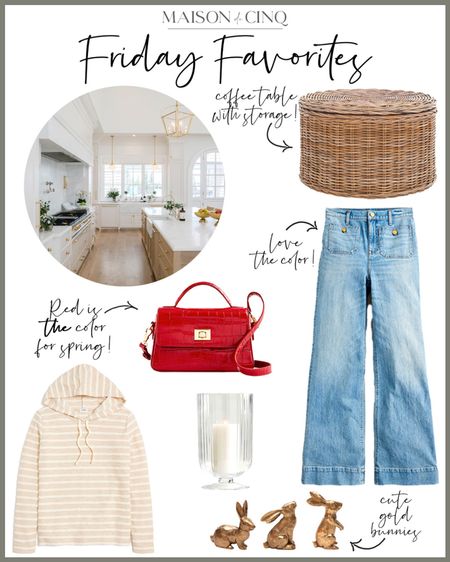 So many great finds for Friday Favorites  this week! Like a gorgeous new rustic vase from PB, beautiful fluted glass pieces, LOTS of great red shoes, bags, and more (it’s THE color of spring!), Easter bunnies for indoors and out, and so much more!

#springoutfit #springdecor #easterdecor #workoutfit #datenightoutfit #homedecor 

#LTKover40 #LTKfindsunder50 #LTKhome