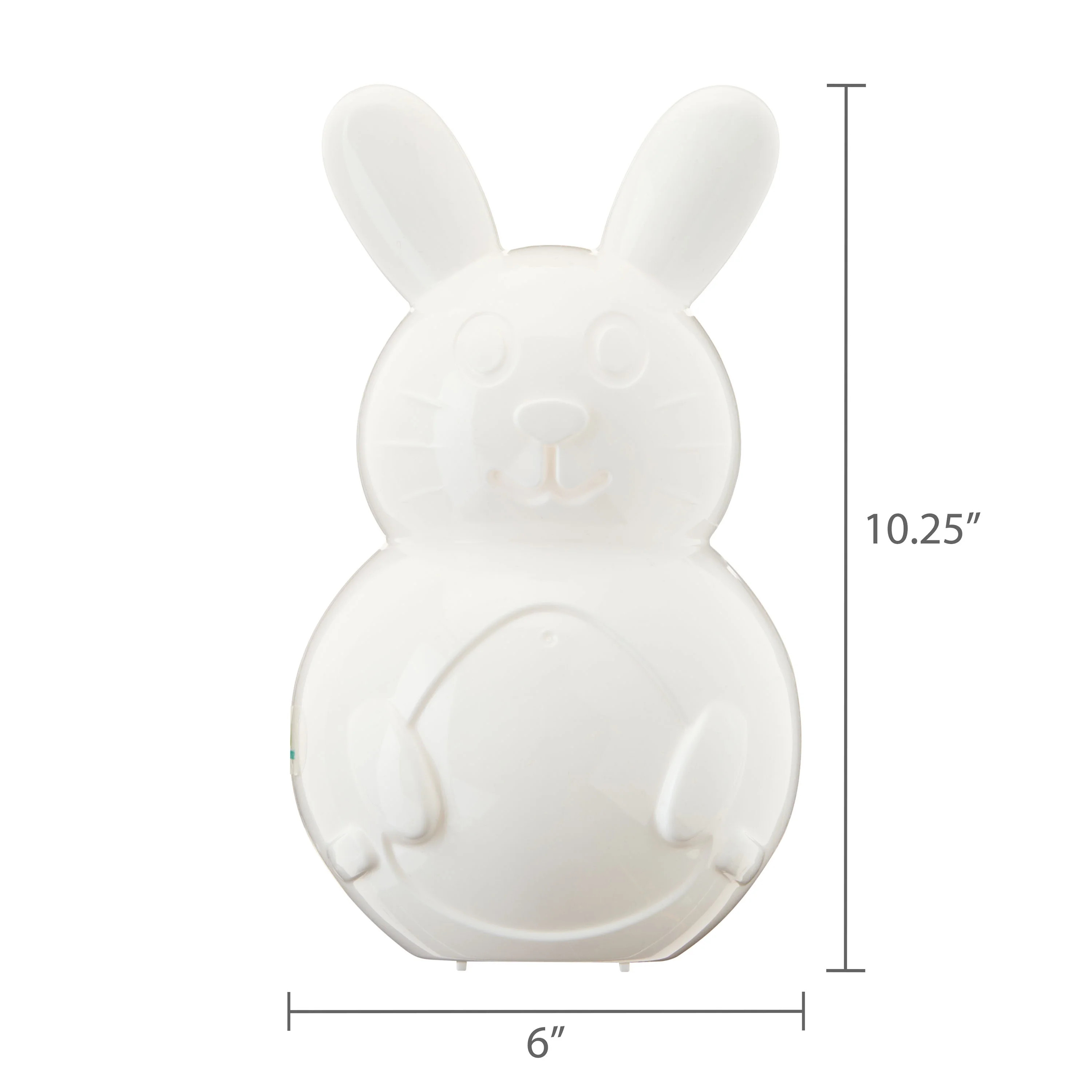 Plastic Bunny Container, White, 10.25", Easter by Way To Celebrate | Walmart (US)