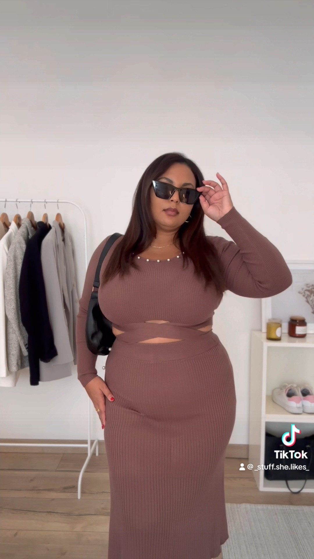 The most flattering knit set for curves!
Wrap top and midi skirt 
Size 0XL
Code S15tiff for 15% off any purchase on SHEIN 

#sheincurve #midiskirt #knitset #knitdress #curvyfashion

#LTKplussize #LTKmidsize #LTKstyletip