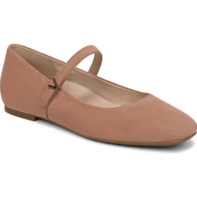 Vionic Alameda Mary Jane Flat in Camel at Nordstrom, Size 8.5 | Nordstrom