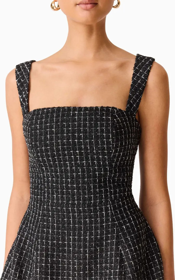 Elliatt Galadirel Check Tweed Minidress | Nordstrom | Nordstrom