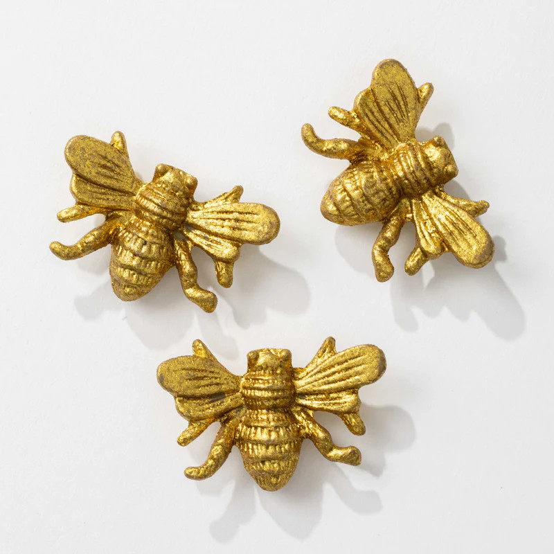 Gold Bee Magnets | Modern Locke