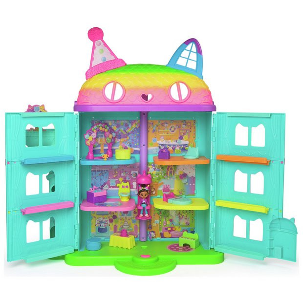 Gabby's Dollhouse Purrfect Celebration Dollhouse | argos.co.uk