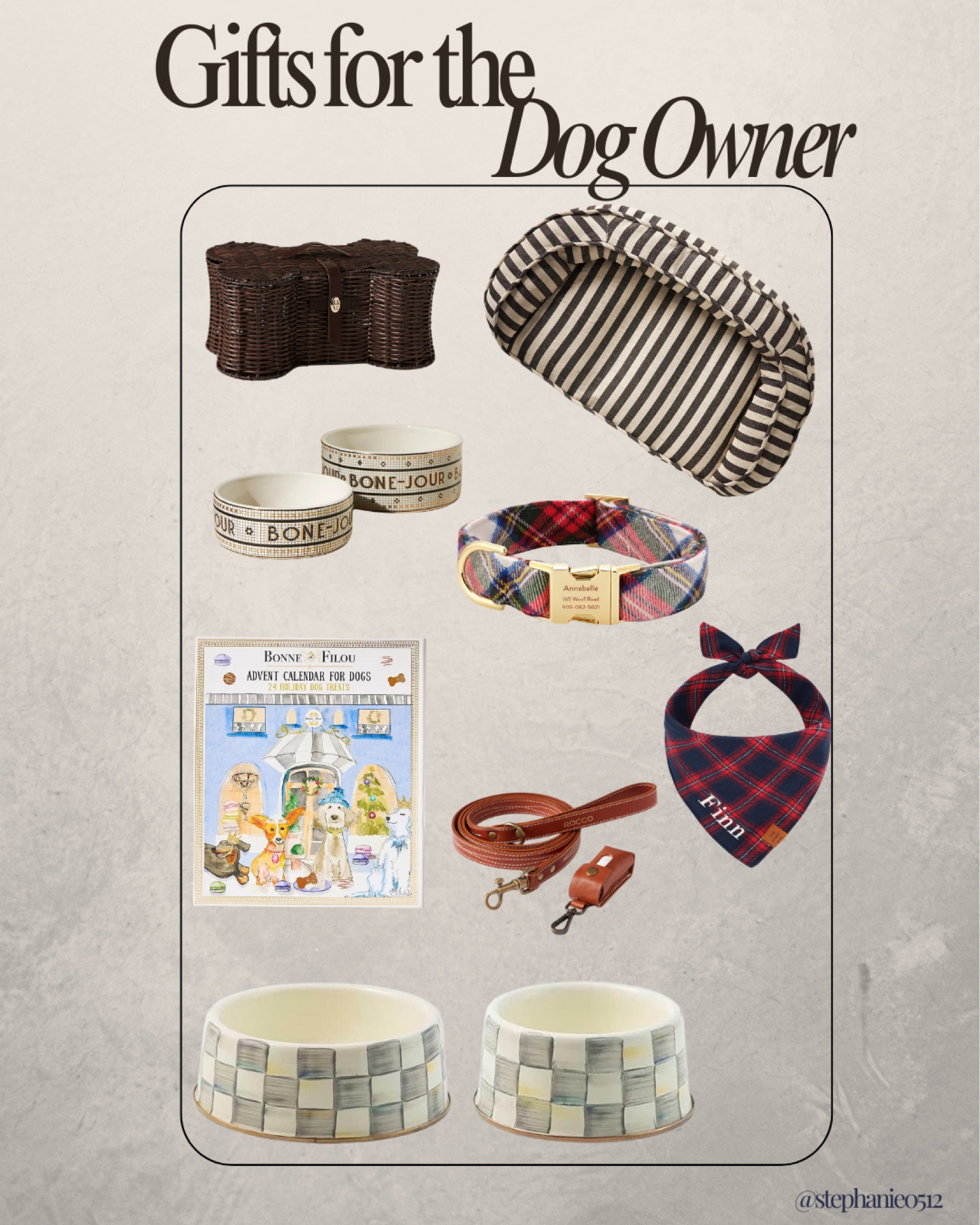 Some gift ideas for the dog owner 

The collar & bandana are from The Foggy Dog 

#LTKGiftGuide #LTKHoliday