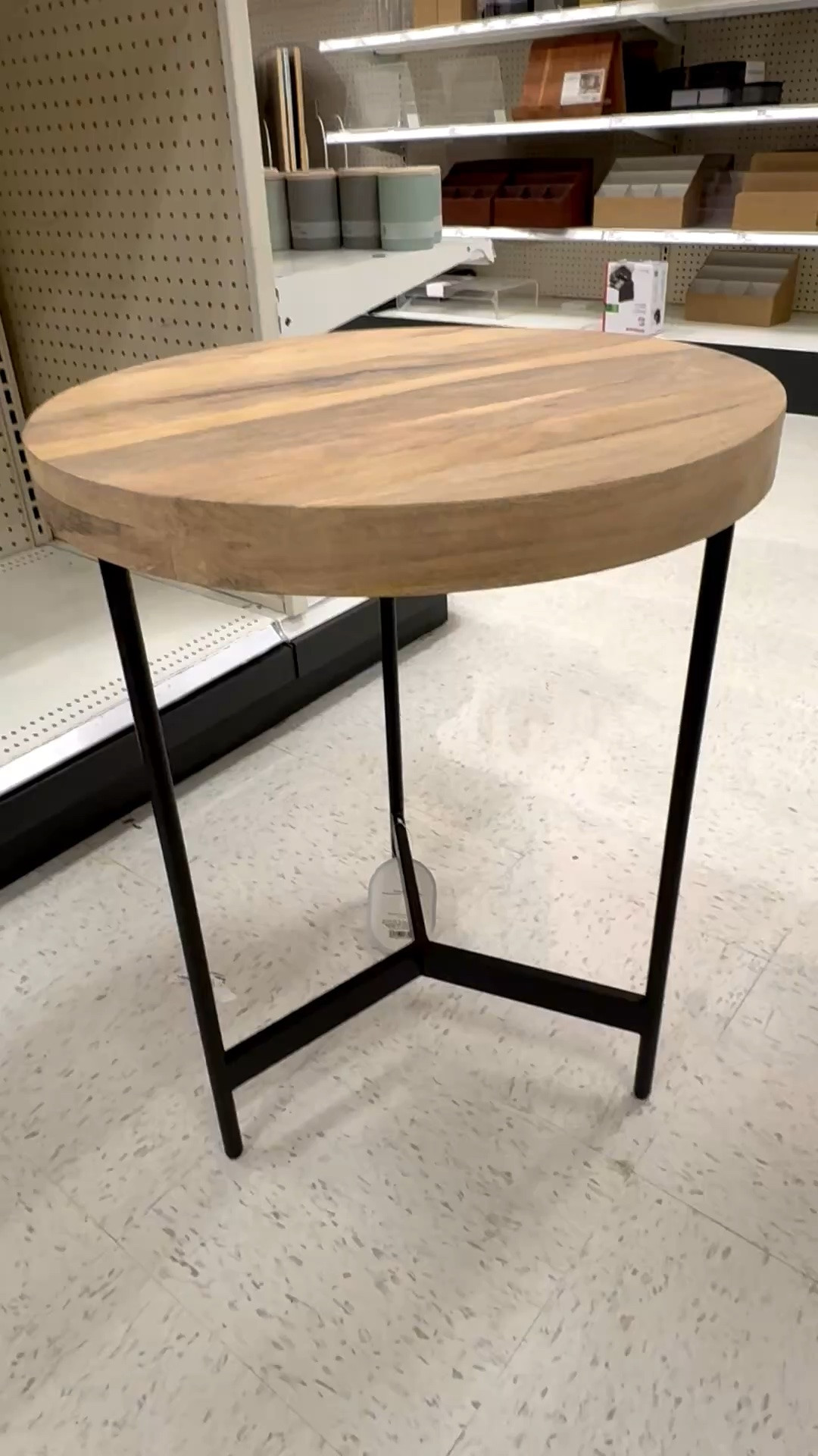 Modern wood-top side table with black metal base. It’s lightweight and can be moved around easily. Matching coffee table available.✨

And if you’re a mosaic artist, this table would also make a great substrate for your tile work. 

For mosaic tips, tutorials + inspiration please visit my YouTube channel: YouTube.com/julieweilbacher, and follow @julieweilbacher on Instagram.

#sidetable #endtable #accenttable #roundtable #roundwoodtable #target #modernendtable #mosaic #woodandmetal

#LTKHome