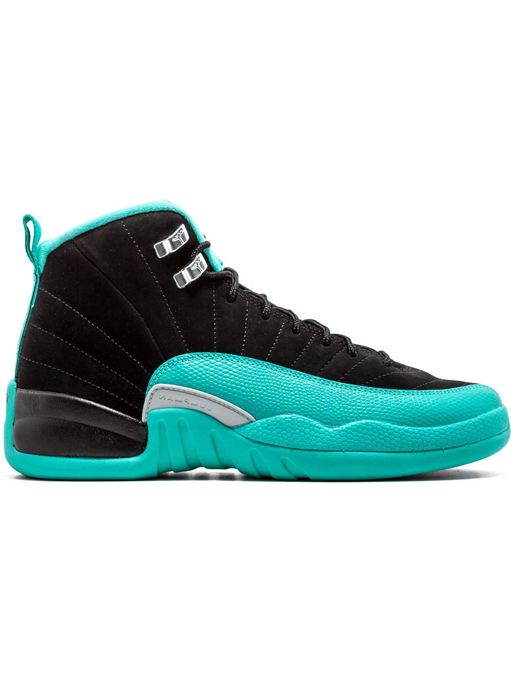 "Jordan Kids Air Jordan 12 Retro GG ""Hyper Jade"" sneakers - Black" | Farfetch Global