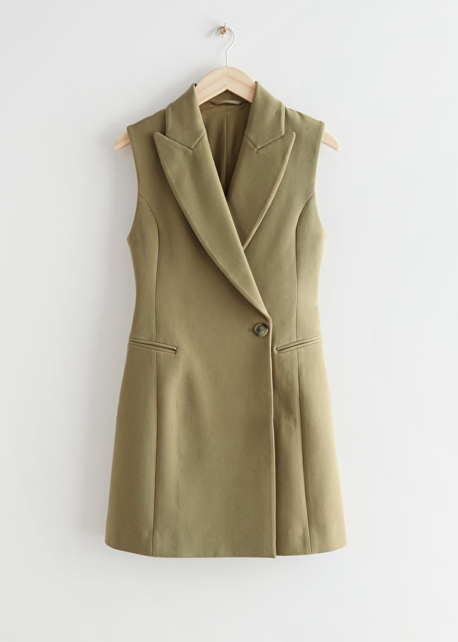 Fitted Sleeveless Blazer Mini Dress | & Other Stories (EU + UK)