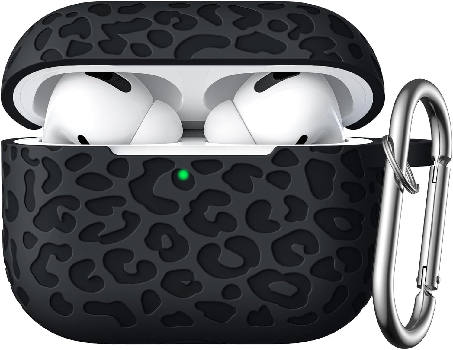 Compatible with Airpods Pro 2nd Generation Case, Leopard Engraved Soft Silicone Skin Cover Full P... | Amazon (US)