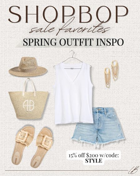 Shopbop designer sale spring outfit Inspo! 

#LTKstyletip #LTKfindsunder50 #LTKsalealert