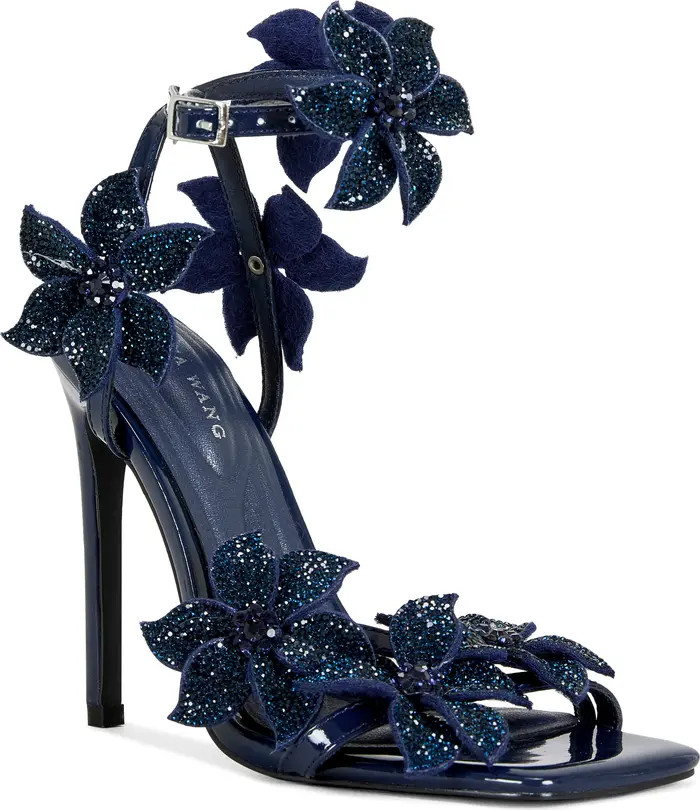 Romi Floral Ankle Strap Sandal (Women) | Nordstrom