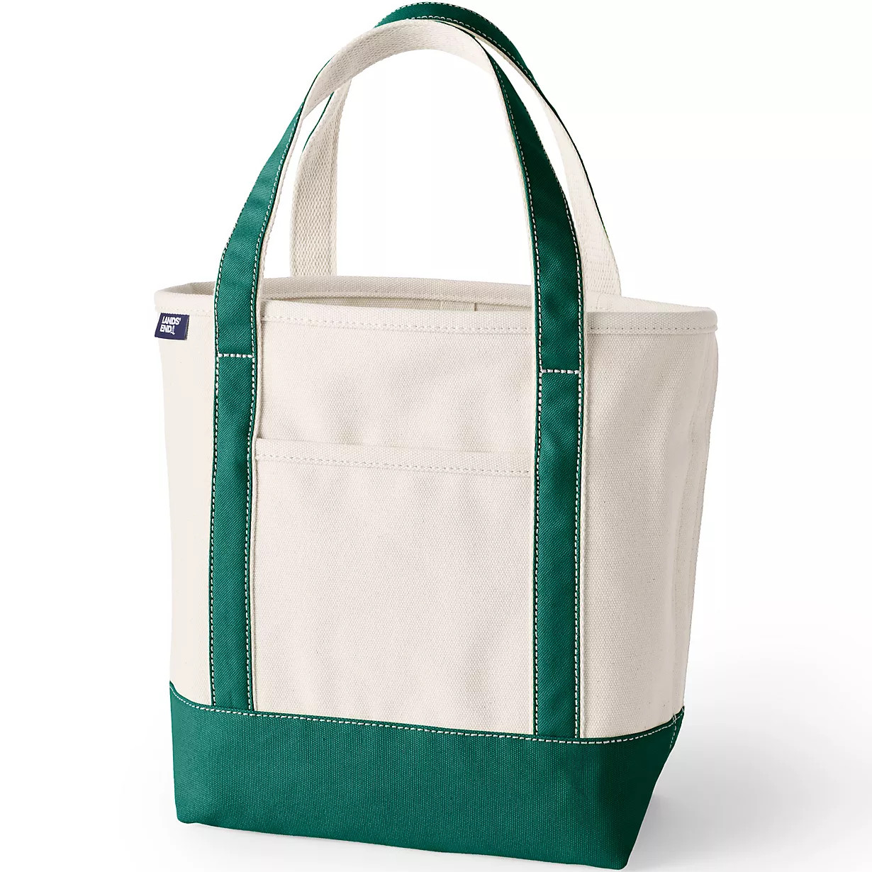 Medium 5 Pocket Open Top Canvas Tote Bag | Lands' End (US)