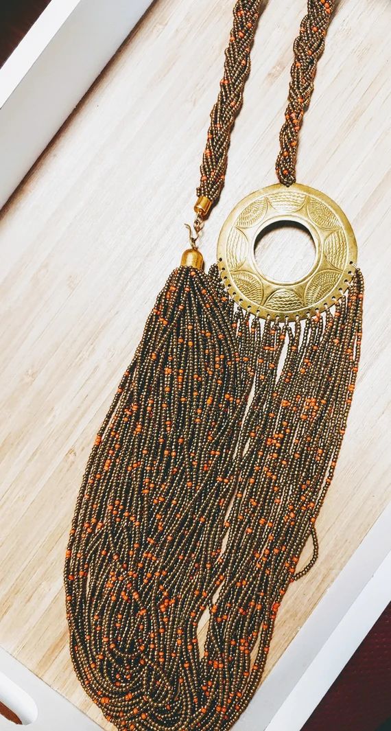 Maasai Tribal Necklace - Ethnic Luxury Collection Beaded Necklace - PATESI Handmade Kenya Beaded ... | Etsy (US)