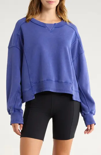 Free People FP Movement Intercept Cotton Blend Sweatshirt | Nordstrom | Nordstrom