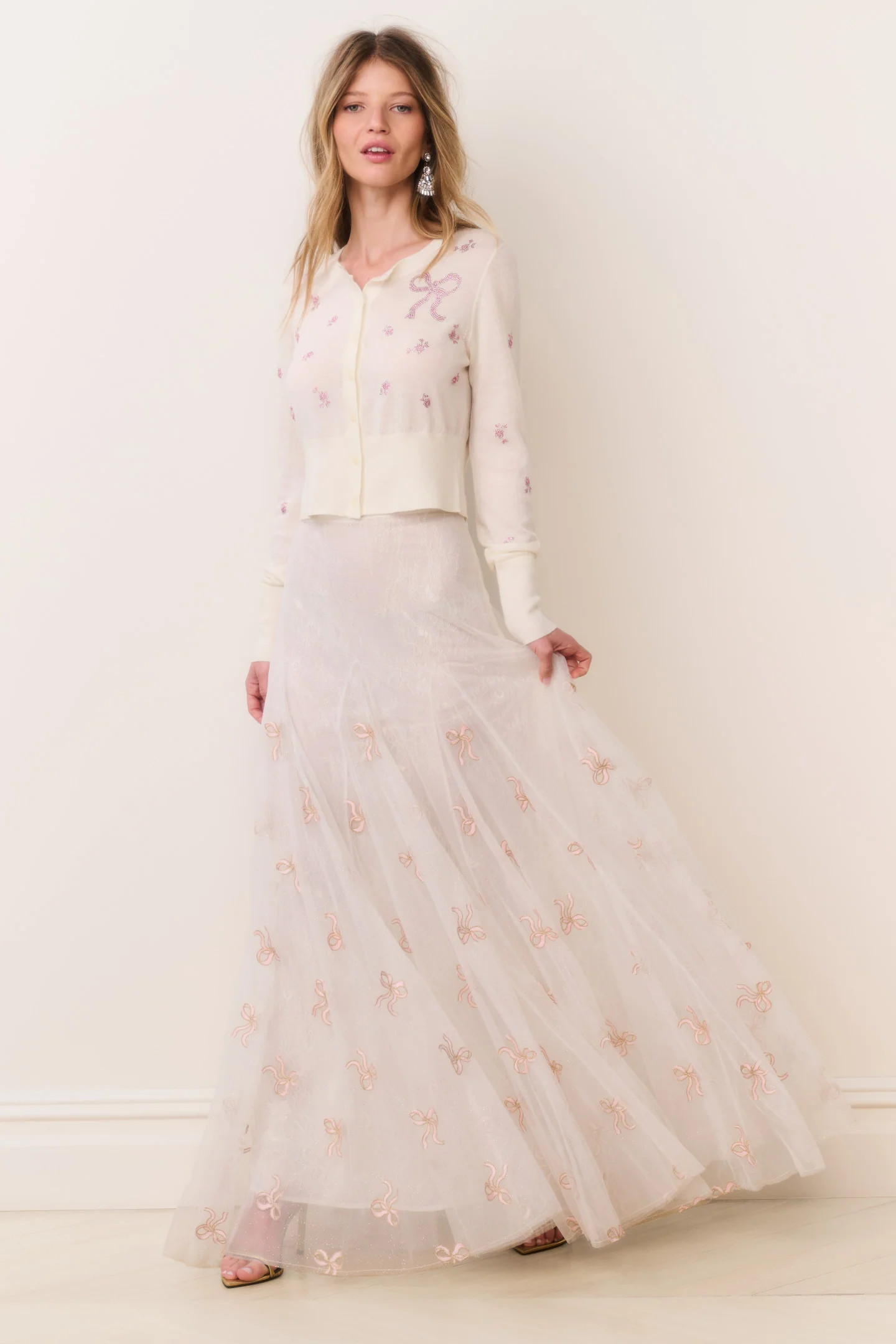 Lomani Secret Crush Tulle Maxi Skirt | LoveShackFancy